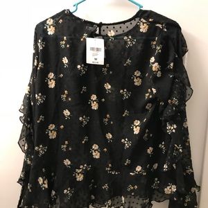 New forever 21 floral shirt